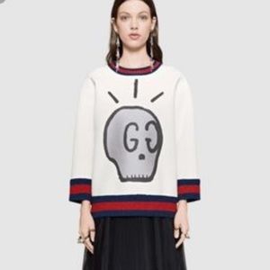 Gucci | Sweaters | Authentic Gucci Ghost Skull Sweater Neoprene | Poshmark